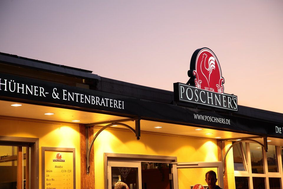 Poschners Leuchtlogo